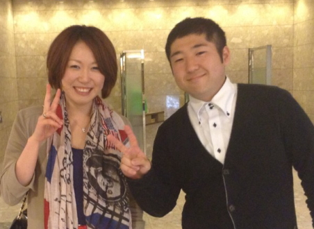 山岸千種様と担当エージェント:堀井裕太 山岸千種様と担当エージェント:堀井裕太